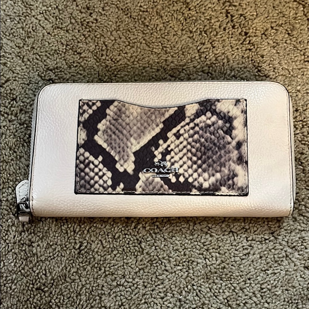 Coach Snakeskin Wallet